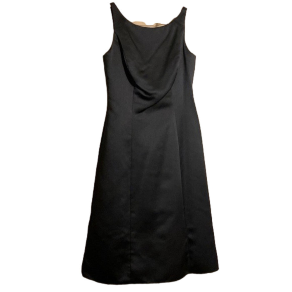 Black bridesmaid dress